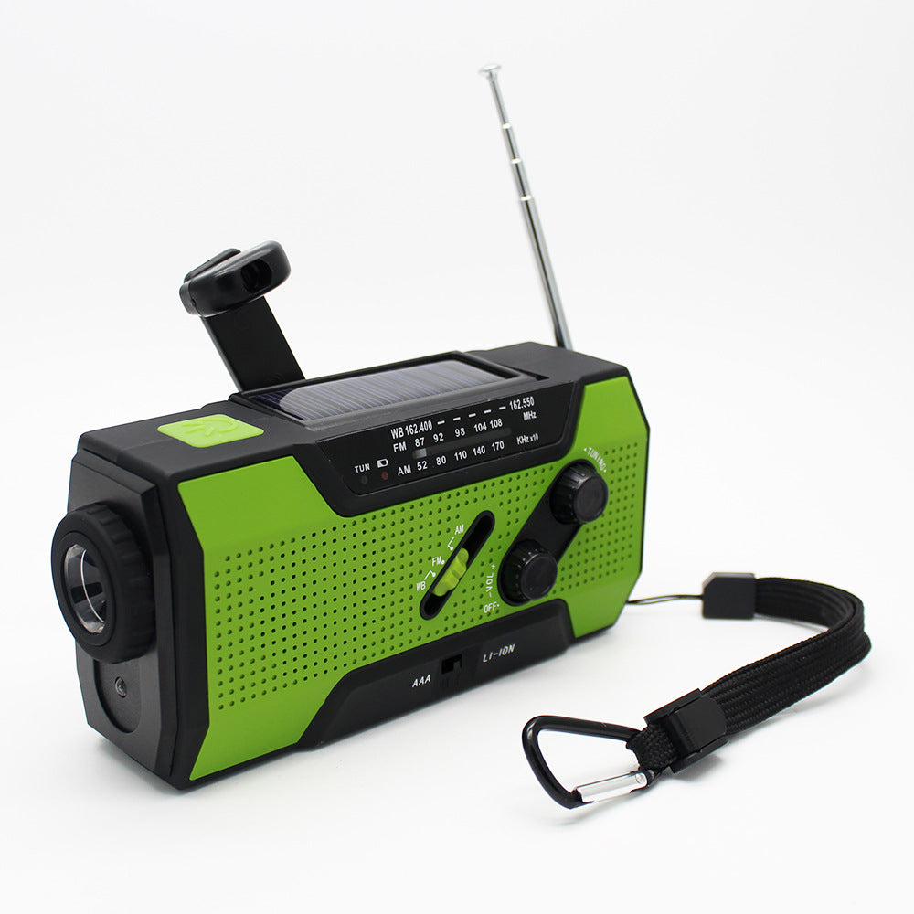 Hand crank solar radio - Connect Craze