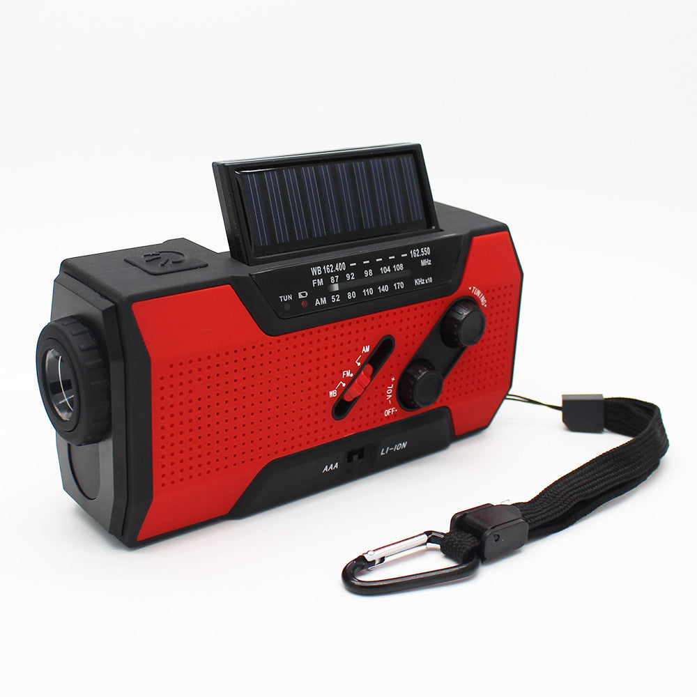 Hand crank solar radio - Connect Craze