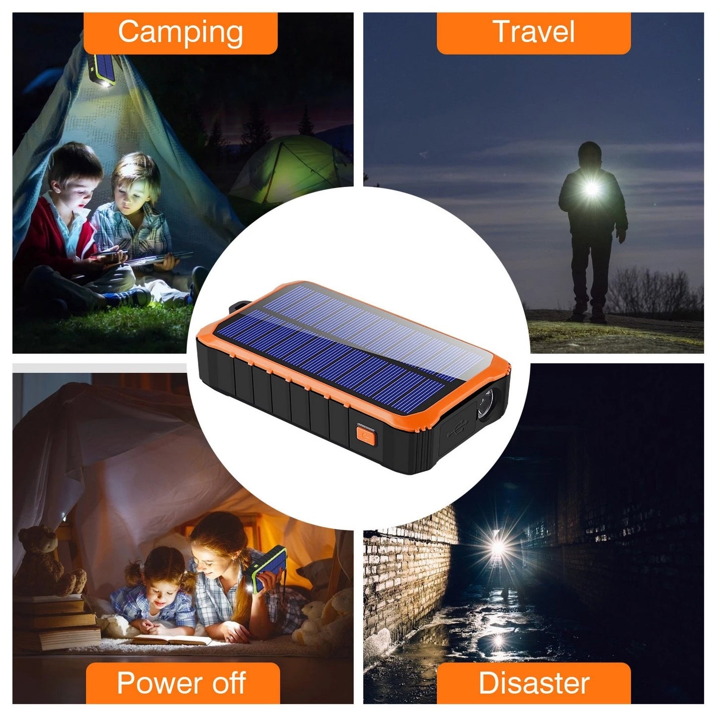 Portable Solar Hand Power Bank - Connect Craze