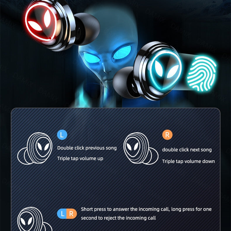 Mini Bluetooth Headset Wireless Binaural - Connect Craze