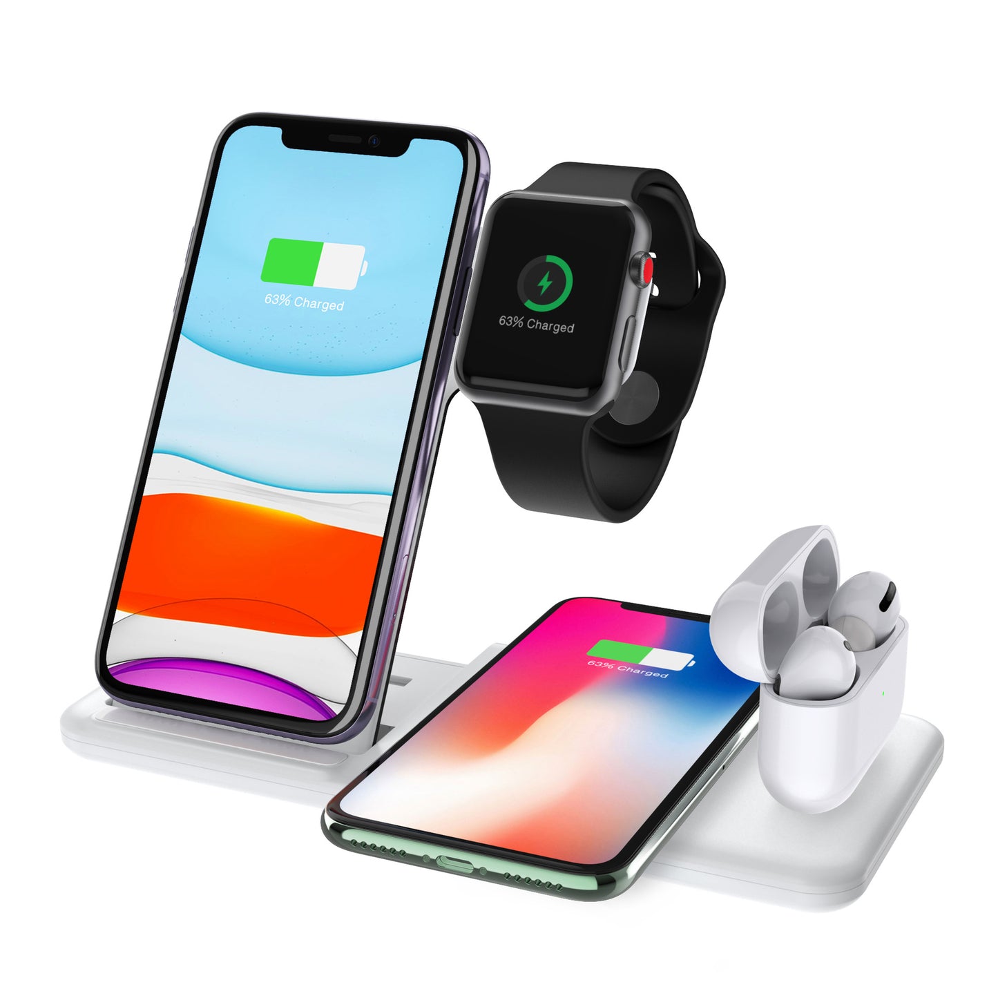 Four in one wireless charging fast charge - Connect Craze