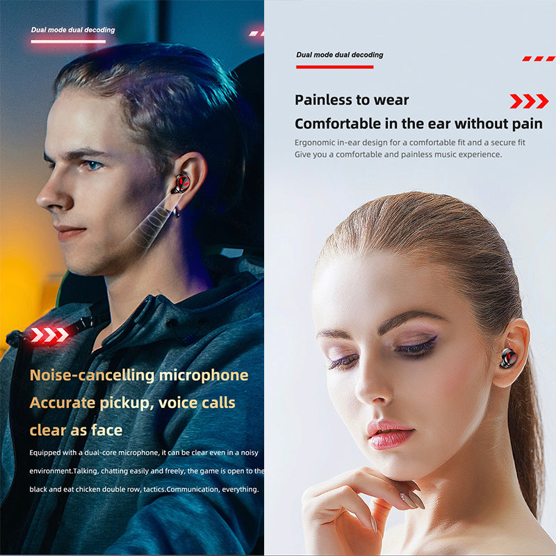 Mini Bluetooth Headset Wireless Binaural - Connect Craze