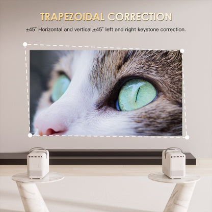 P10 2023 New Super Clear Cross-border Household Mini Portable LCD Projector Android Projector Outdoor - Connect Craze